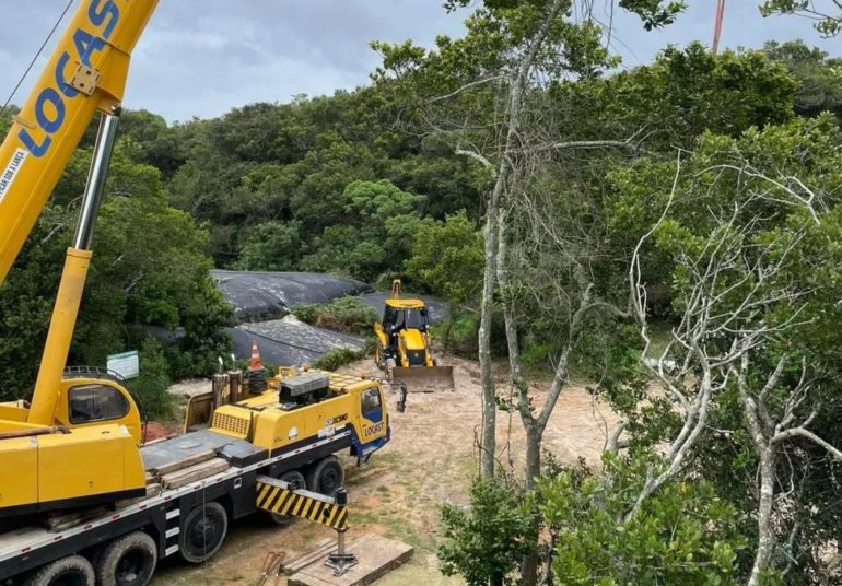 Casan vistoria nova etapa do Programa de Recuperação Ambiental da Lagoa da Conceição