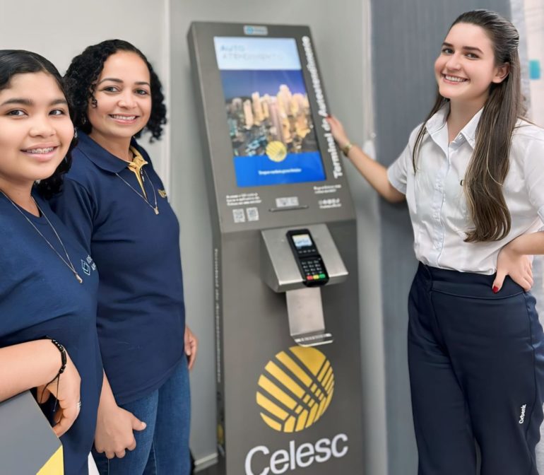 Celesc vai instalar mais de 100 totens para agilizar serviços e diminuir filas nos locais de atendimento presencial