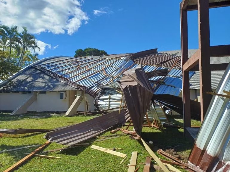 Ciclone provoca estragos em Santa Catarina com ventos de até 100 km/h