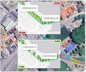 Corredor exclusivo reduz em até 80% o tempo de trajeto de ônibus rumo à Ponte Hercílio Luz, na Capital