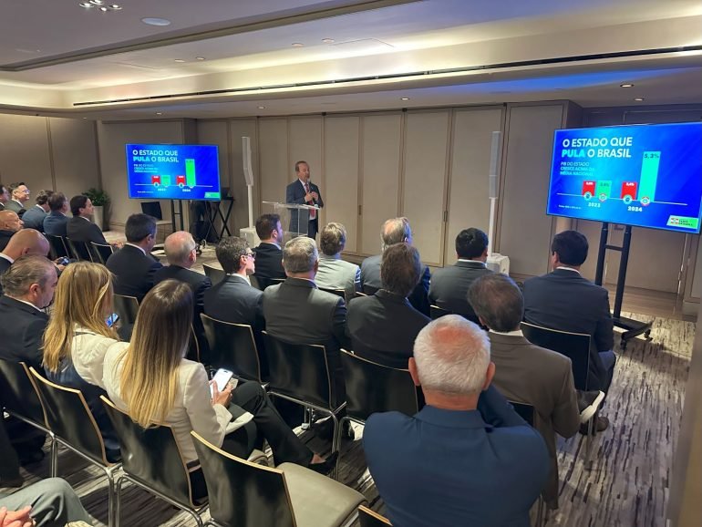 Governador apresenta potenciais de SC em Nova York, para atrair novos investimentos e parcerias