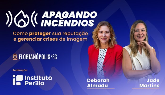 Florianópolis recebe curso sobre gestão de crises e proteção de reputação em setembro
