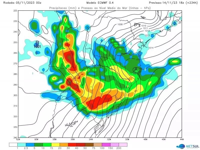 Racha térmico incomum deve trazer novos temporais com chuvas e tempestades em SC
