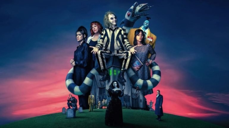 Sessão do CineMaterna no Villa Romana Shopping exibe 'Os Fantasmas se Divertem: Beetlejuice Beetlejuice'