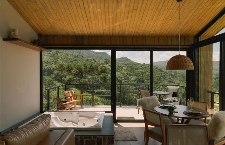 Taquaras Hut: refúgio exclusivo em Rancho Queimado é dica de hospedagem charmosa na Serra Catarinense