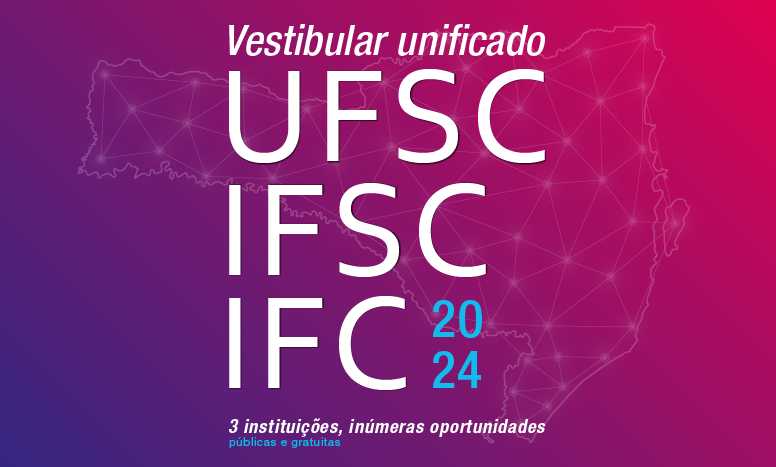 As inscrições para o vestibular Unificado entre a Universidade Federal de Santa Catarina (UFSC), o Instituto Federal de Santa Catarina (IFSC) e o Instituto Federal Catarinense (IFC) iniciaram nesta terça-feira (5) e vão até nove de outubro.