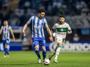 Coritiba vence por 2 x 0, expõe fragilidade azurra na vitória por 2 x 0 na Ressacada e deixa Avaí longe do G-4