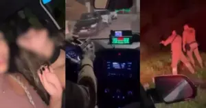 Policiais são afastados após jovens gravarem vídeos dentro de viatura da PM em Florianópolis