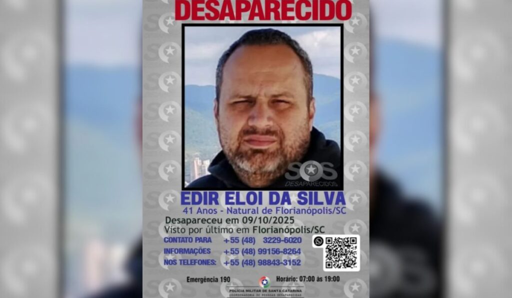 Homem sequestrado em Florianópolis segue desaparecido há 20 dias