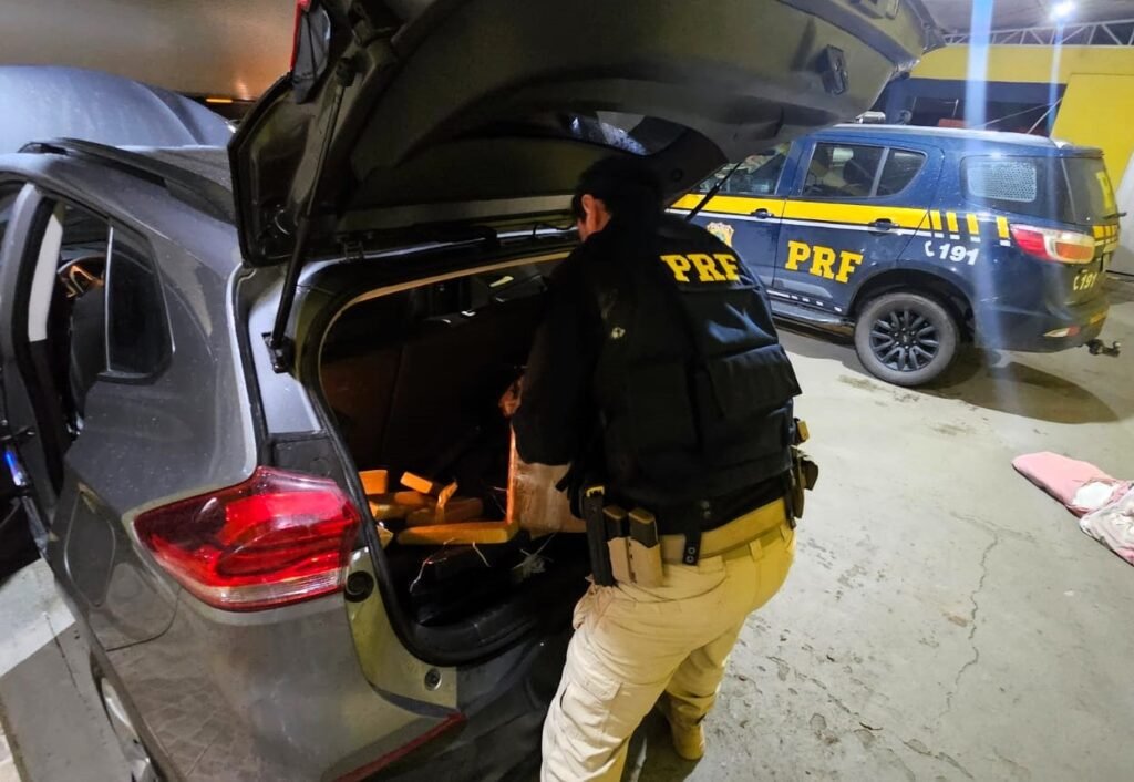 Adolescente de 17 anos é apreendido com 300 kg de maconha após perseguição na BR-101