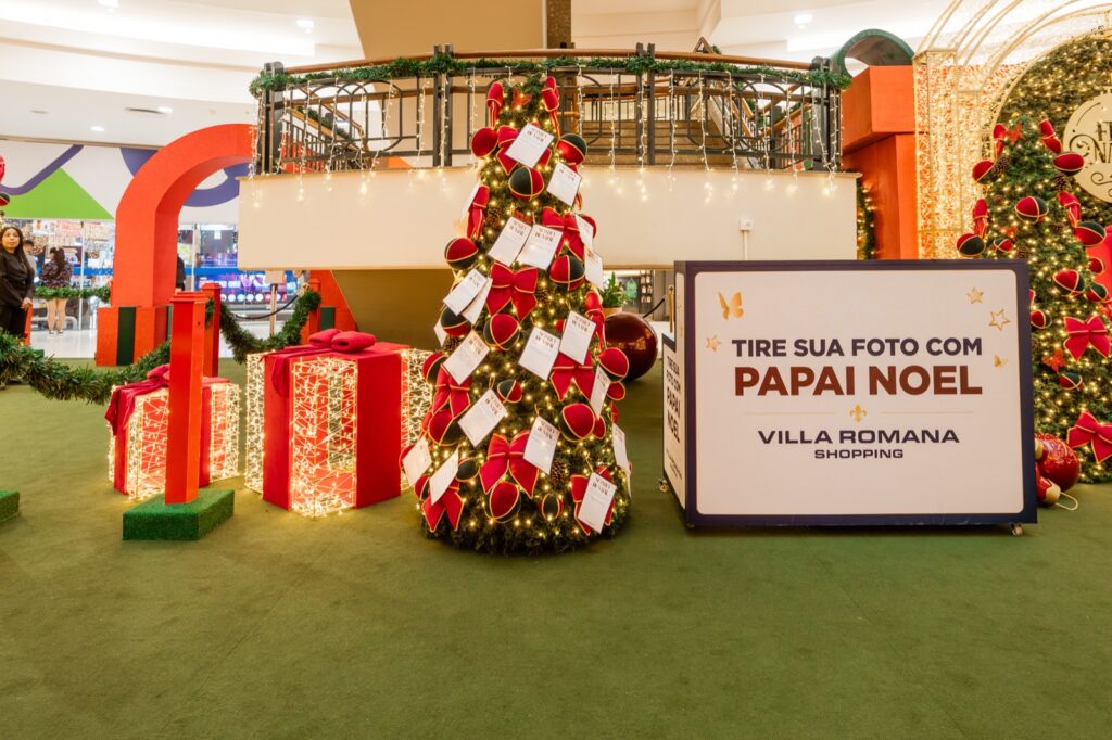 Campanha “Árvore dos Sonhos” do Villa Romana Shopping inspira solidariedade neste Natal