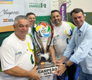 Chapecó alcança conquista histórica dos 64º JASC e leva título inédito que confirma força do esporte no Oeste