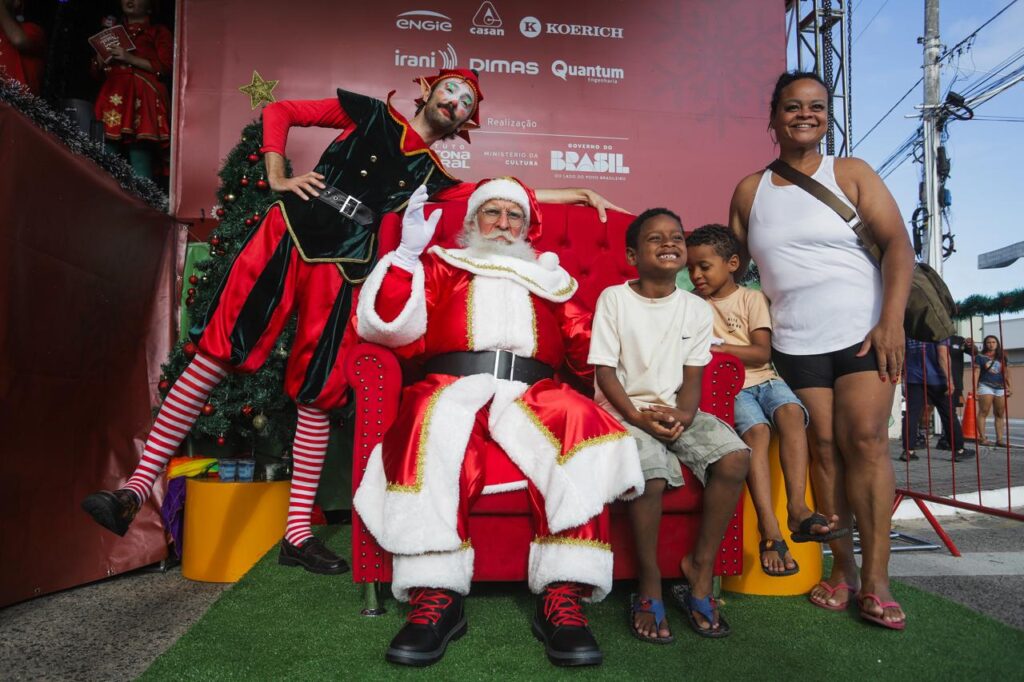 Papai noel em Florianópolis