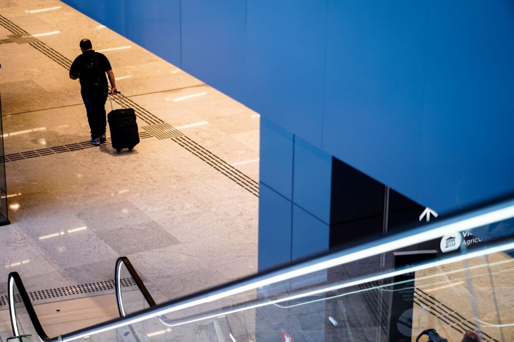 reconhecimento facial aeroporto