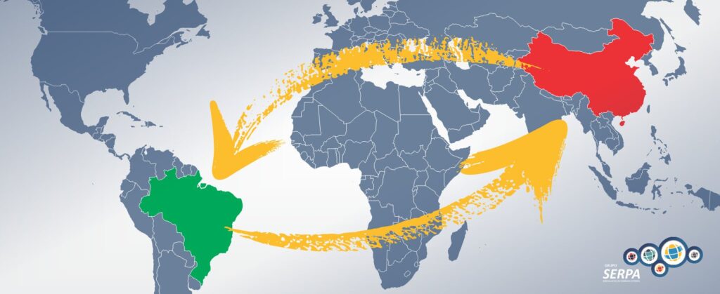visto entre Brasil e China