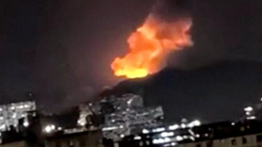 venezuela caracas explosão