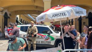 Coronel da PMSC detalha operação de segurança no Berbigão do Boca; confira orientações