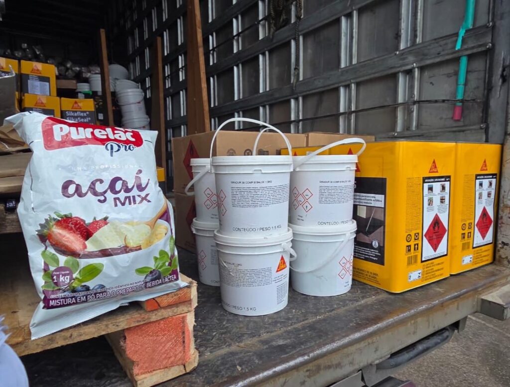 tubarão produtos apreendidos br-101