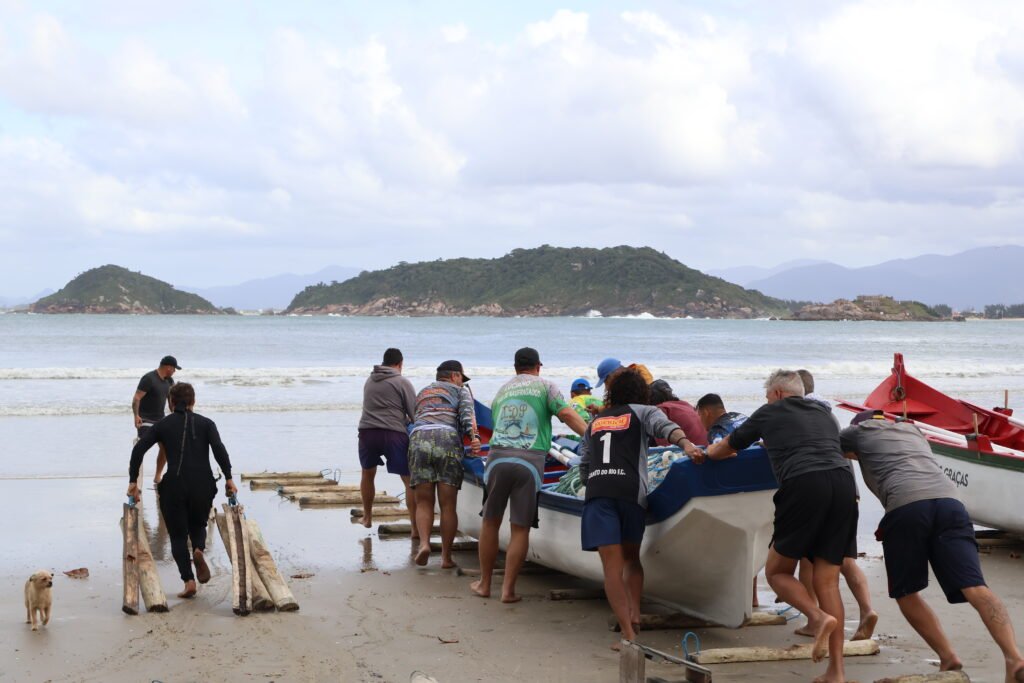 pesca de tainha em naufragados
