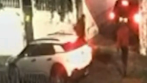 VÍDEO: Mulher reage e se livra de assaltantes na garagem de casa em Florianópolis