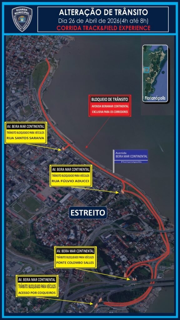 bloqueio de domingo florianópolis