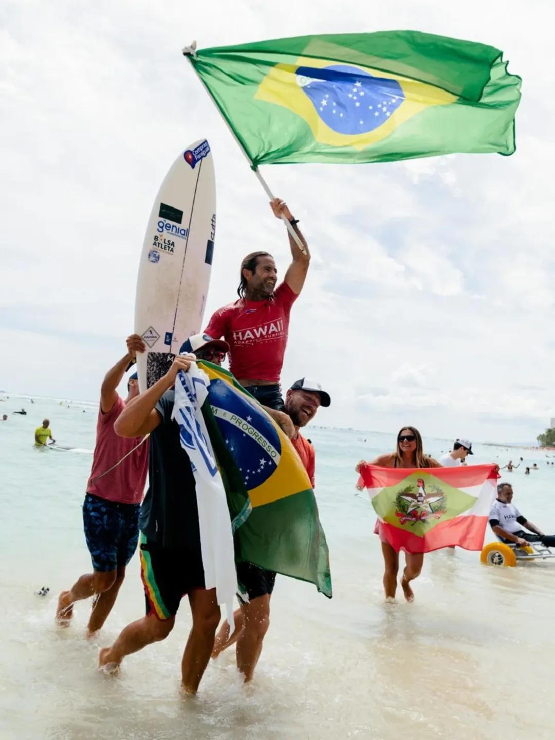 Luciano Nem Silveira - Circuito Mundial de Surf Adaptado