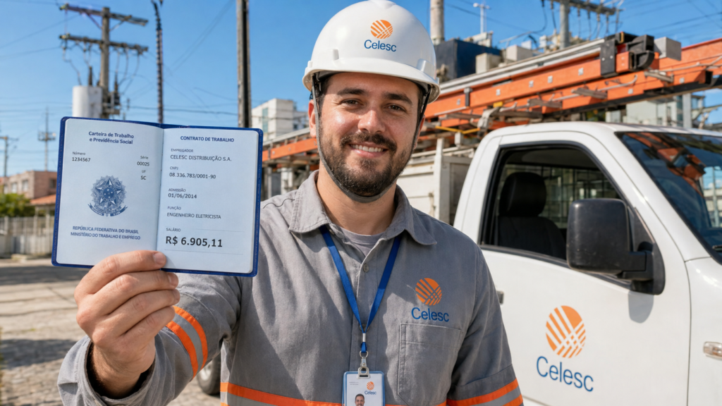 Celesc abre concurso com salários de até R$ 6,9 mil