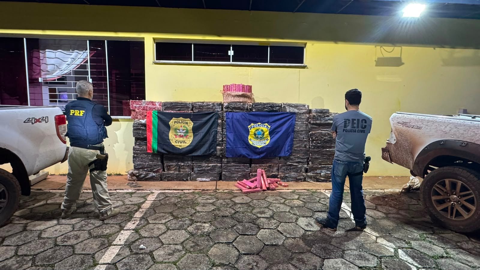 1,5 tonelada de maconha é apreendida no Oeste de SC