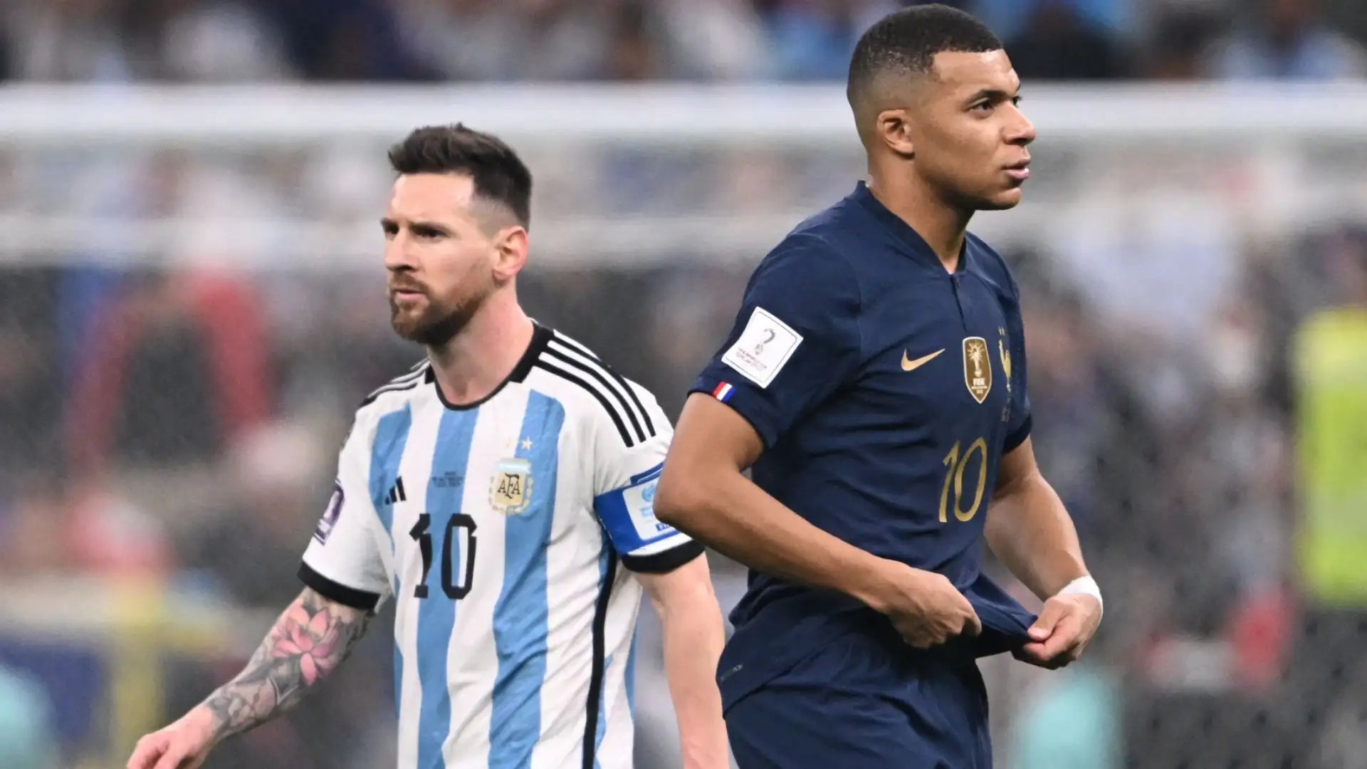Messi e Mbappé - Bola de Ouro