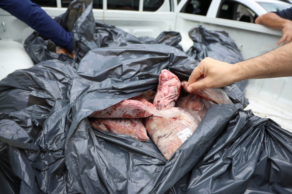 Fiscalização apreende 170 kg de carnes irregulares em açougue de Florianópolis