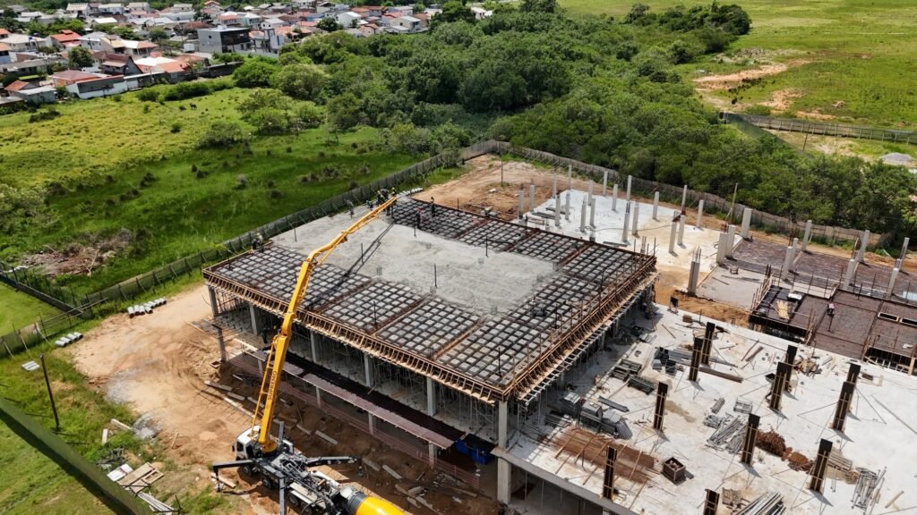 Obras do Hospital Regional de Palhoça atingem 21% de execução
