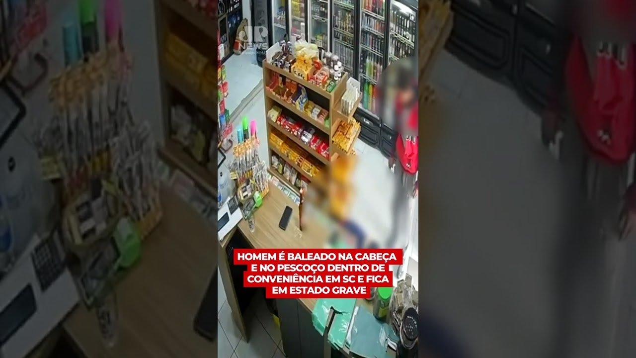 Homem é baleado na cabeça e no pescoço dentro de conveniência em SC e fica em estado grave