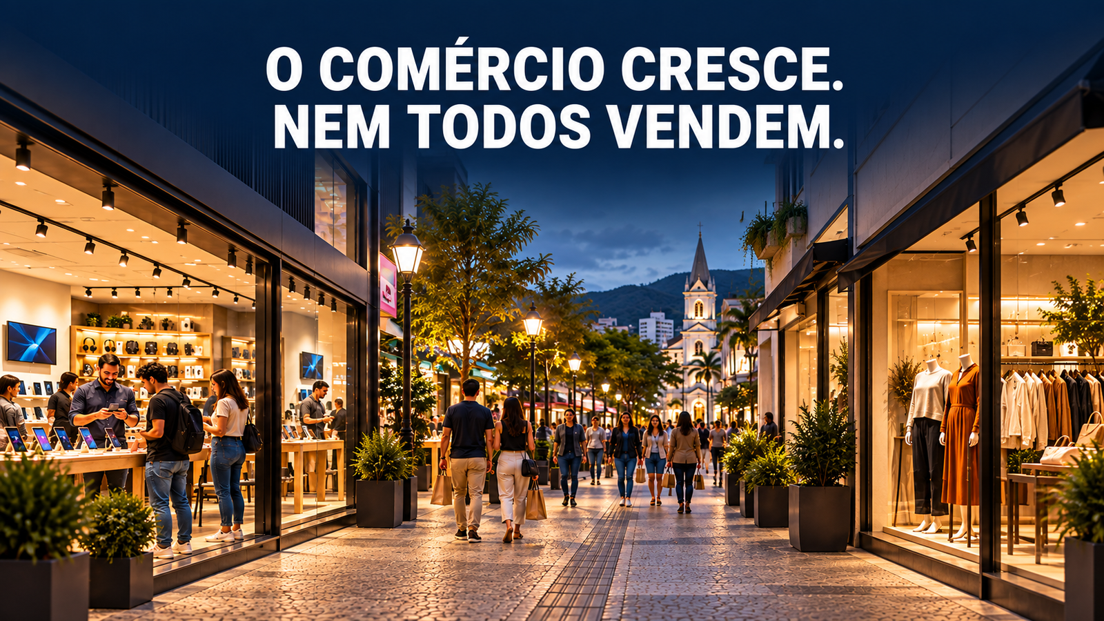 O comércio cresce, mas nem todos vendem: o novo mapa do consumo catarinense